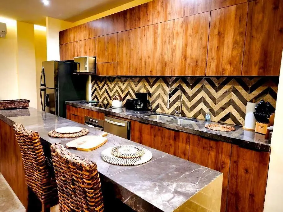 Daire Luxurious Jungle Condo And Private Cenote Tulum Meksika