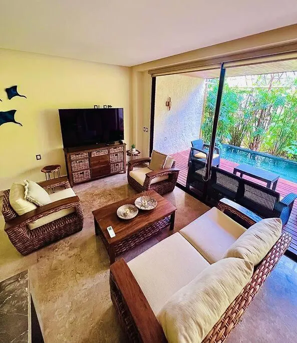 Luxurious Jungle Condo And Private Cenote Tulum Daire